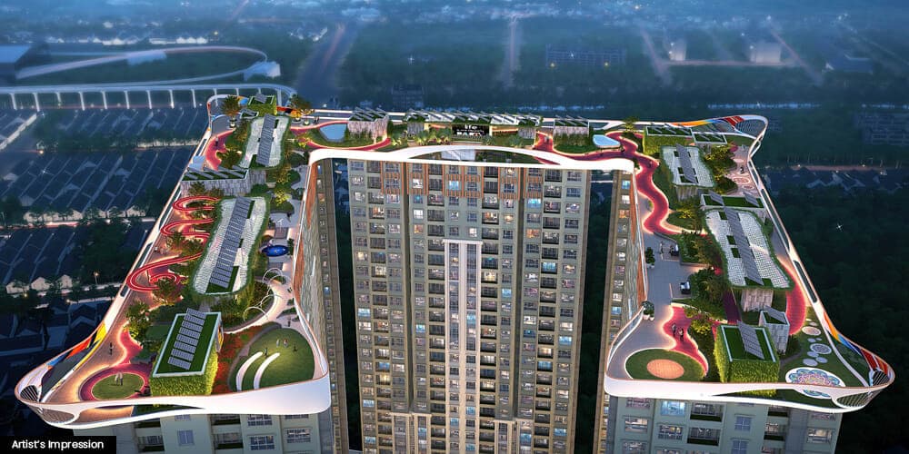 Siddha Sky 2 BHK flat Sion Nx, Mumbai image